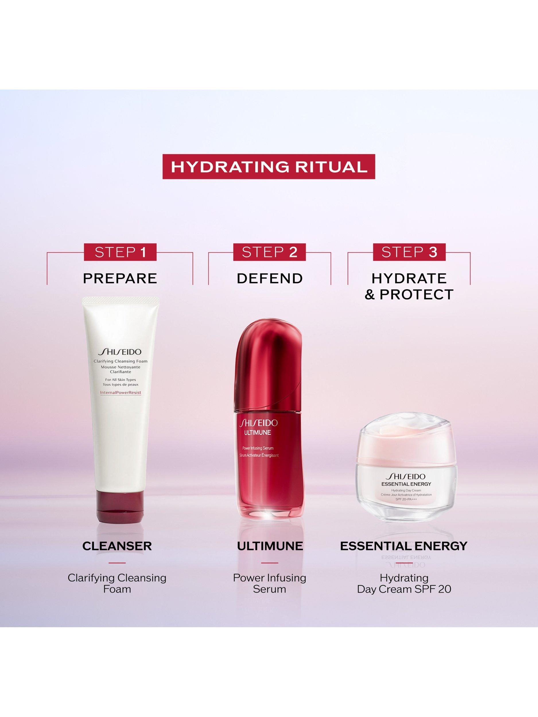 Shiseido hydrating day cream with SPF 20, 50ml (British brand)