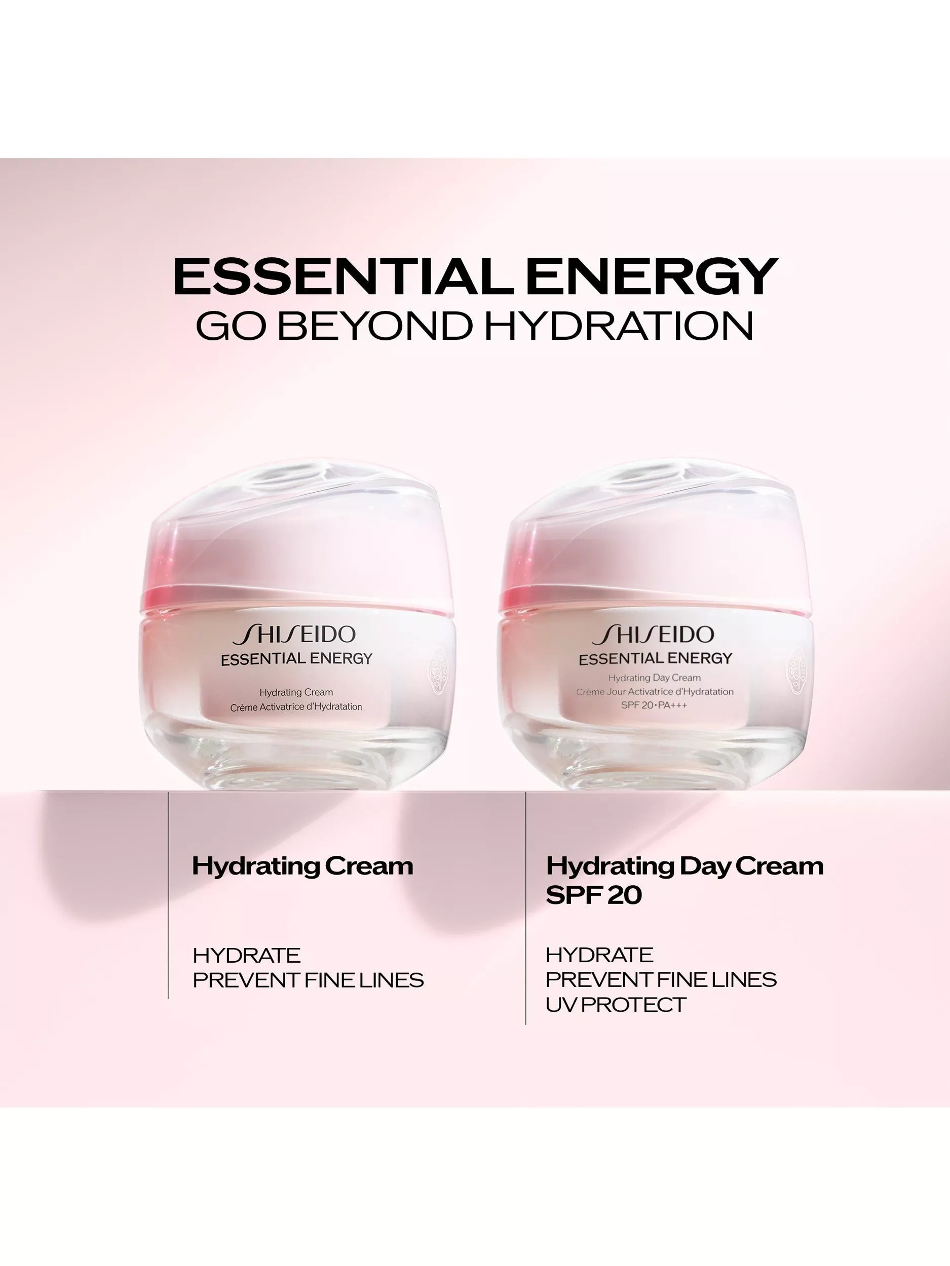 Shiseido hydrating day cream with SPF 20, 50ml (British brand)