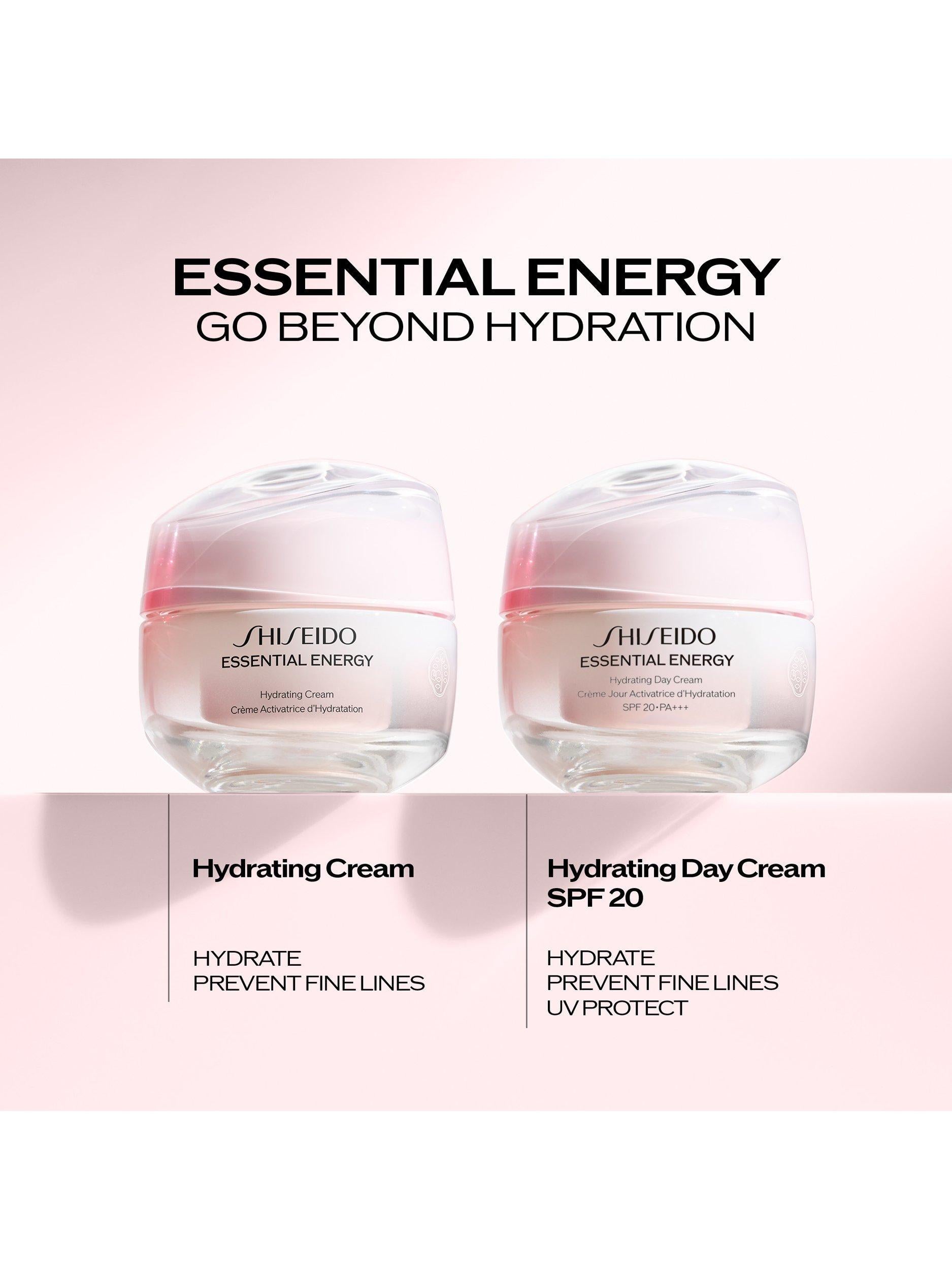 Shiseido hydrating day cream with SPF 20, 50ml (British brand)