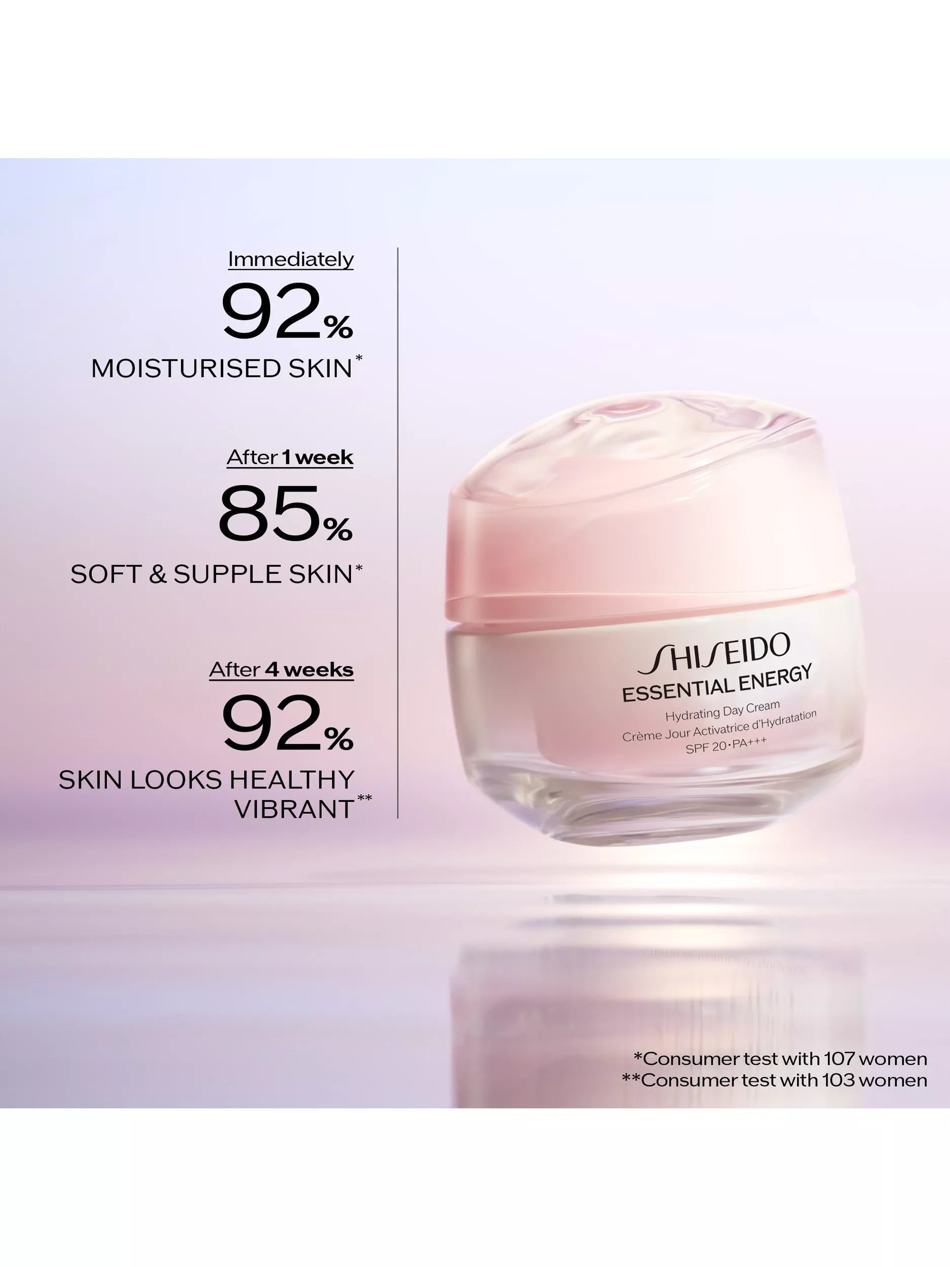 Shiseido Essential Energy hydrating cream refill 50ml, UK version