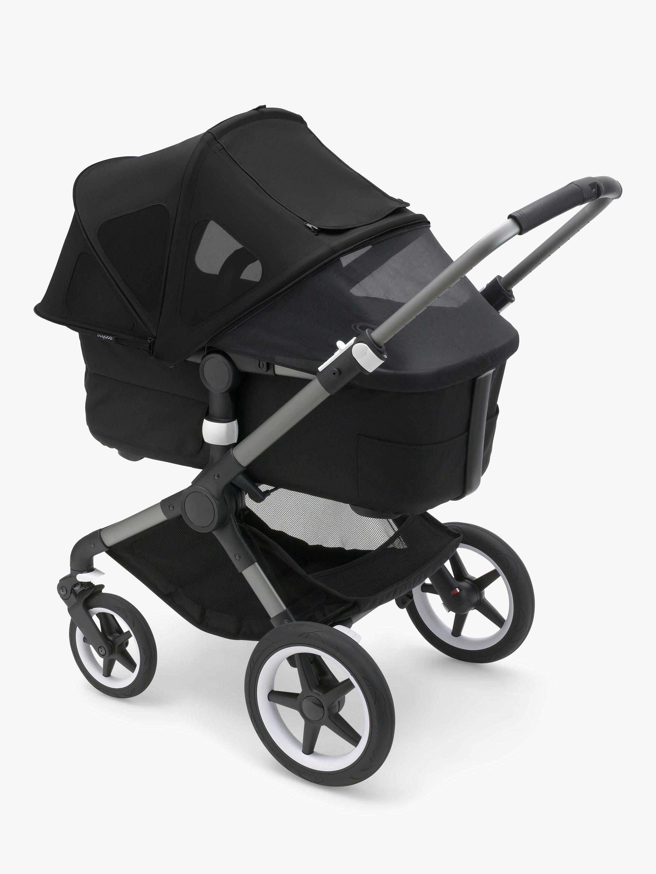 Bugaboo sun canopy for stroller in Midnight Black - British product