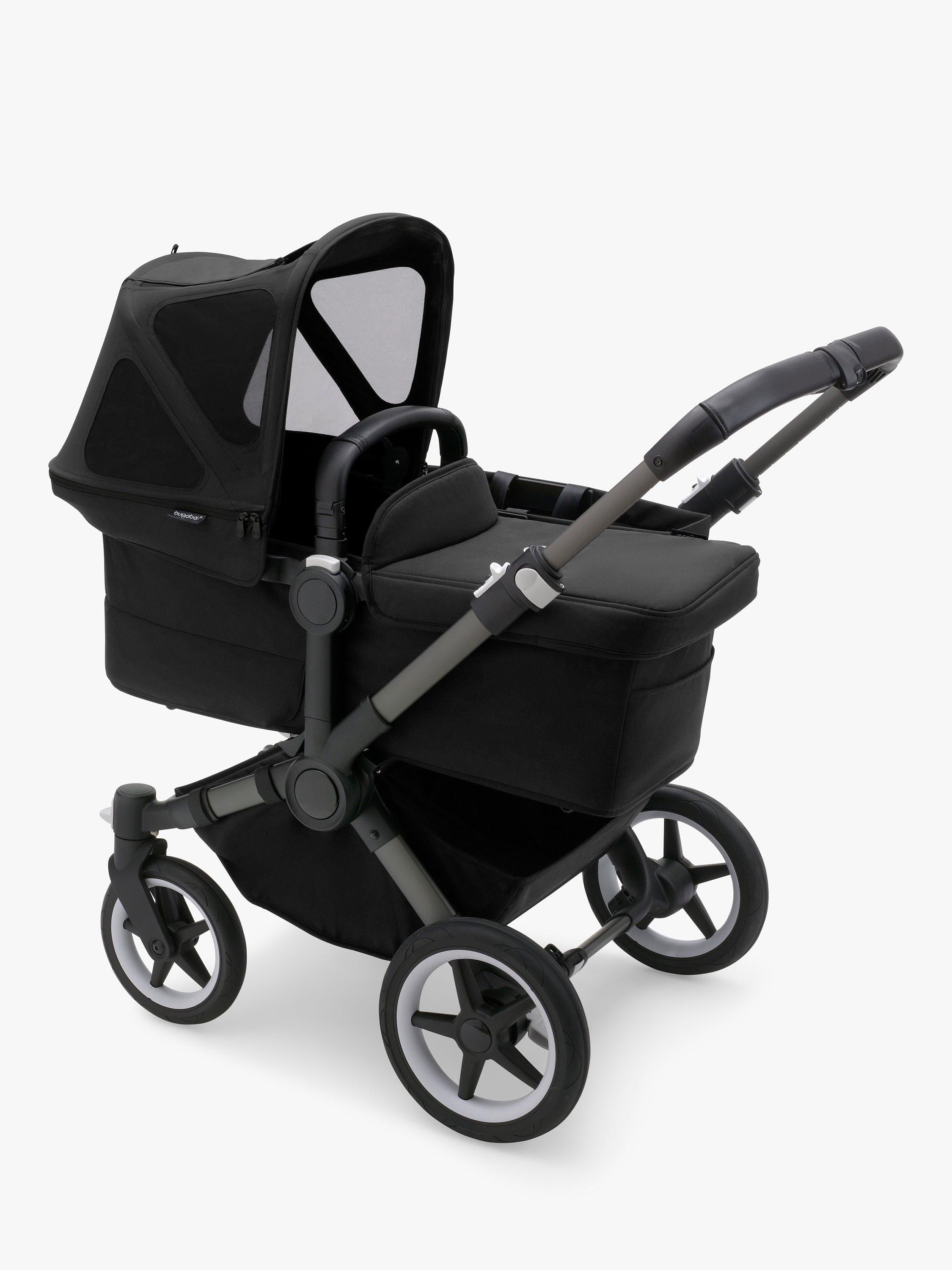 Bugaboo Donkey Sun Canopy Midnight Black - British product