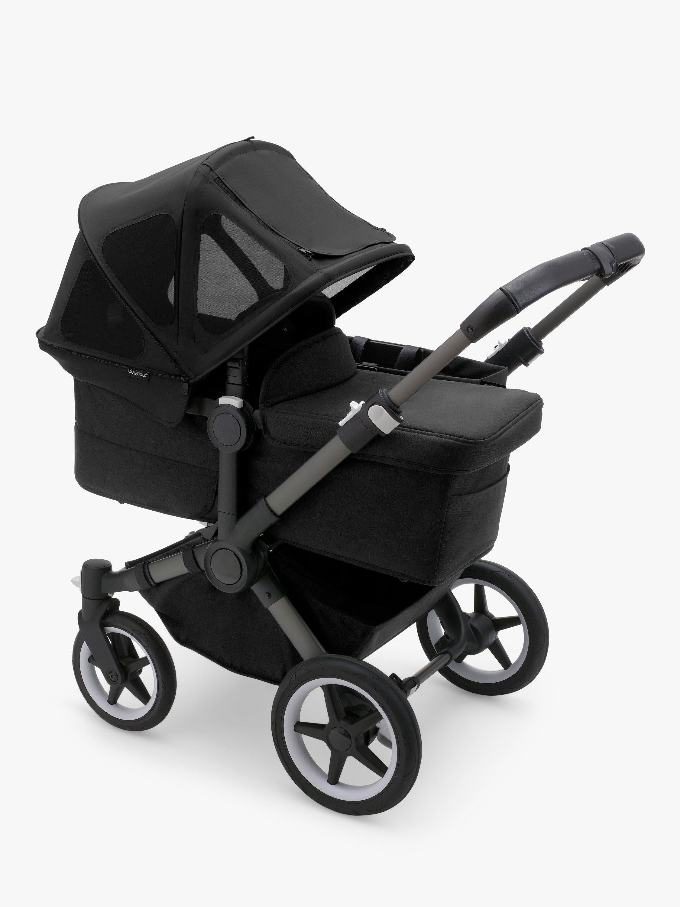 Bugaboo Donkey Sun Canopy Midnight Black - British product