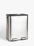 John Lewis 2 Section Recycling Bin 60L, UK version