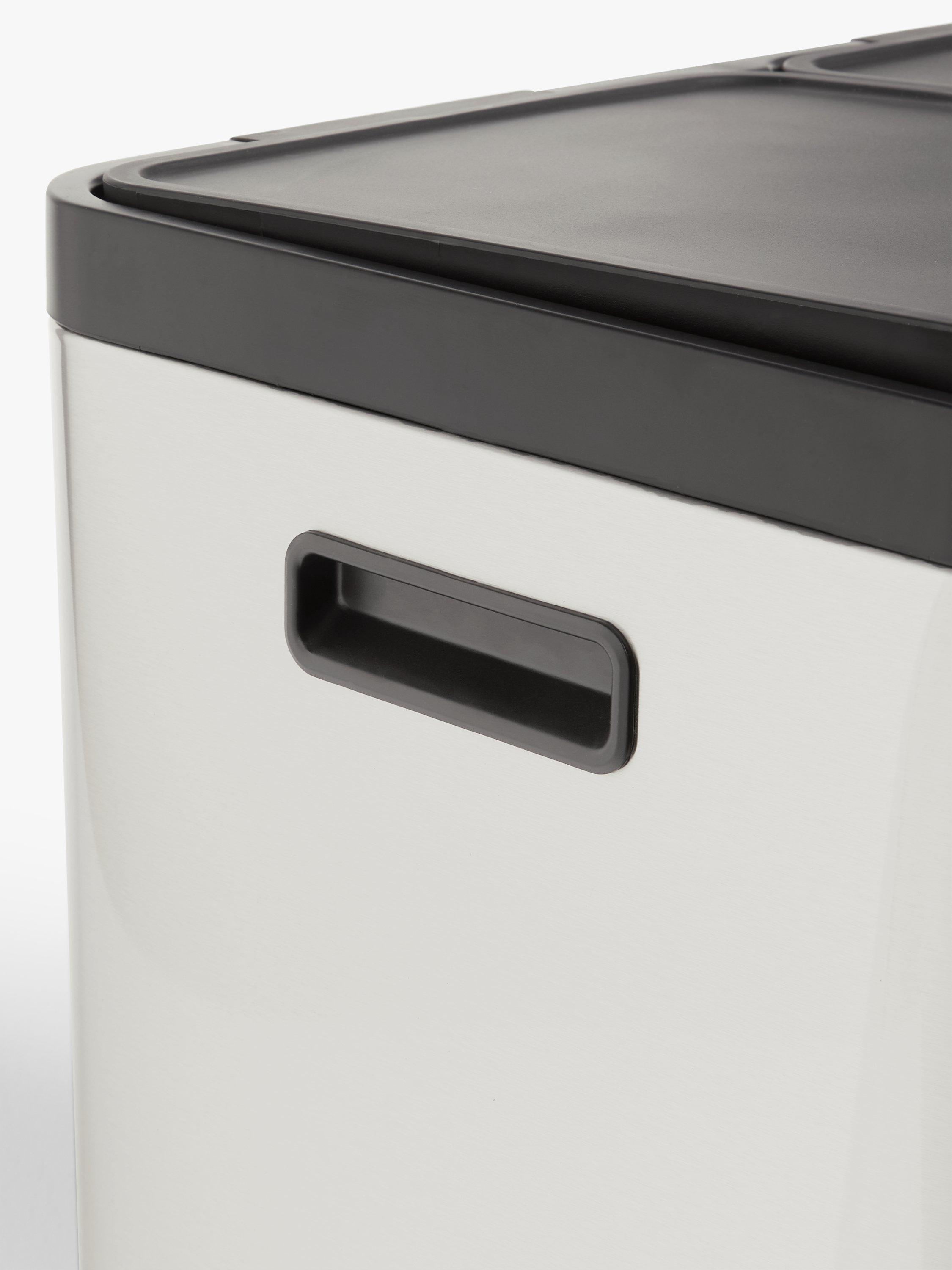 John Lewis 2 Section Recycling Bin 60L, UK version