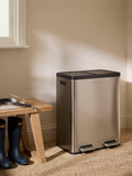 John Lewis 2 Section Recycling Bin 60L, UK version