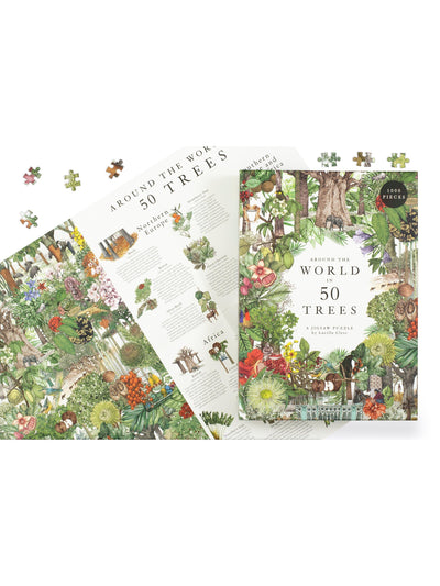 John Lewis Laurence King Publishing Around The World in 50 Trees Jigsaw Puzzle 1000 Teile - Online bei McGrocer kaufen