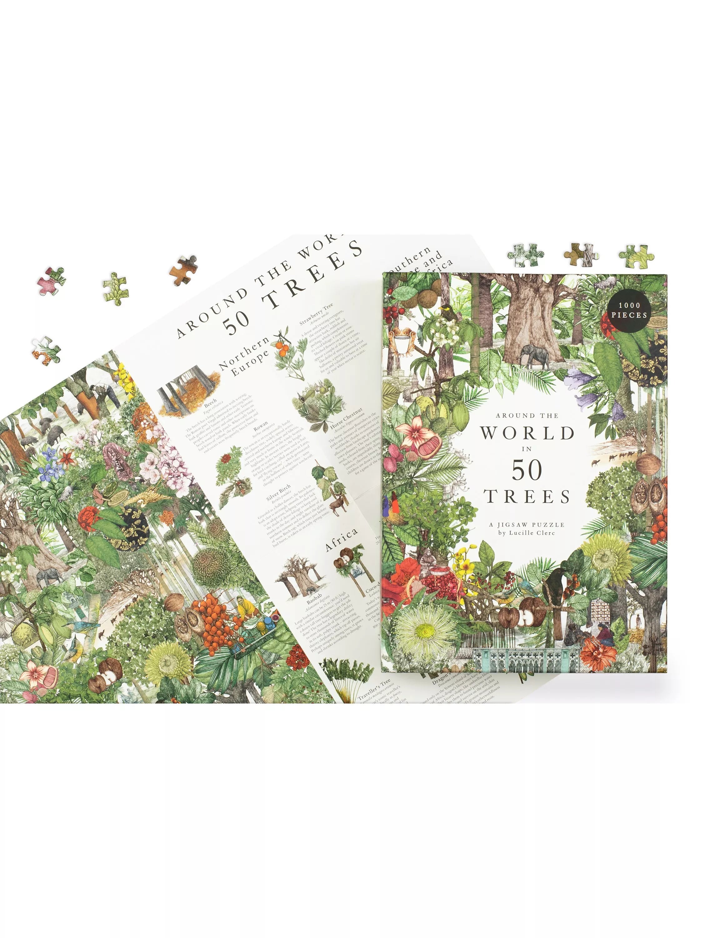 Laurence King Publishing 1000-piece tree jigsaw puzzle, UK version