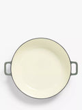 John Lewis Cast Iron Shallow Casserole 31cm Ombre Green, UK version