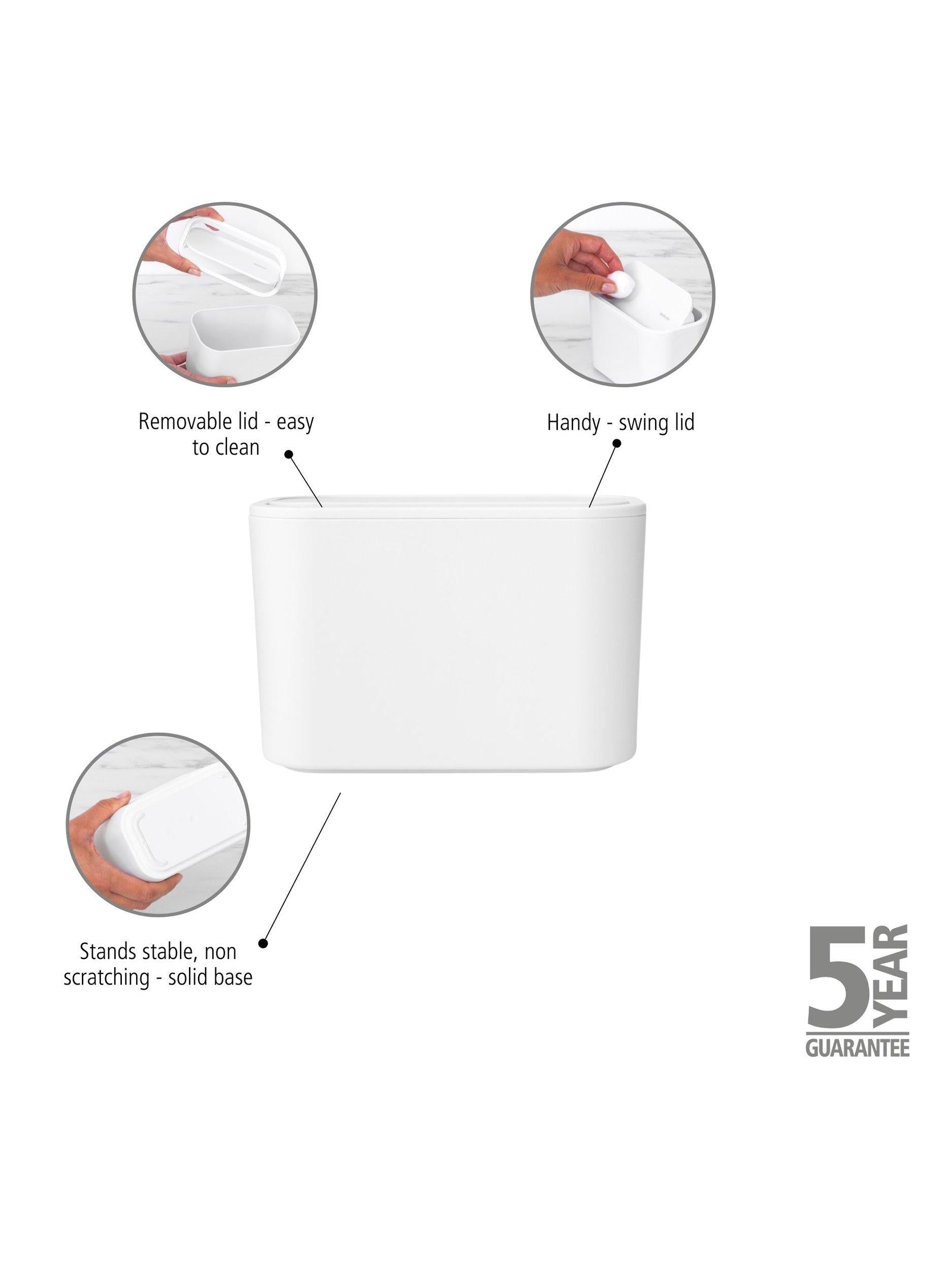 Brabantia MindSet compact bathroom waste caddy (British brand)