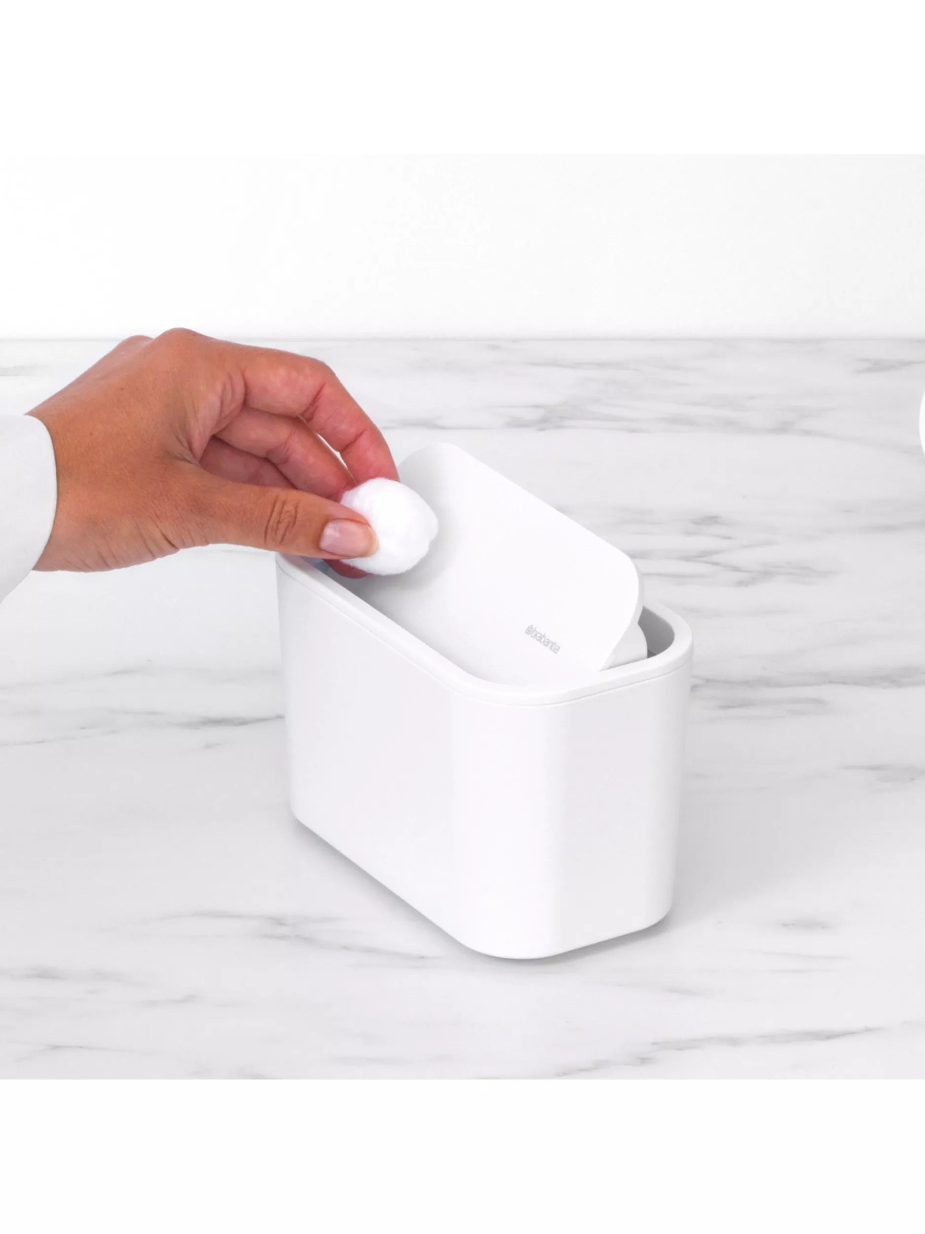 Brabantia MindSet compact bathroom waste caddy (British brand)