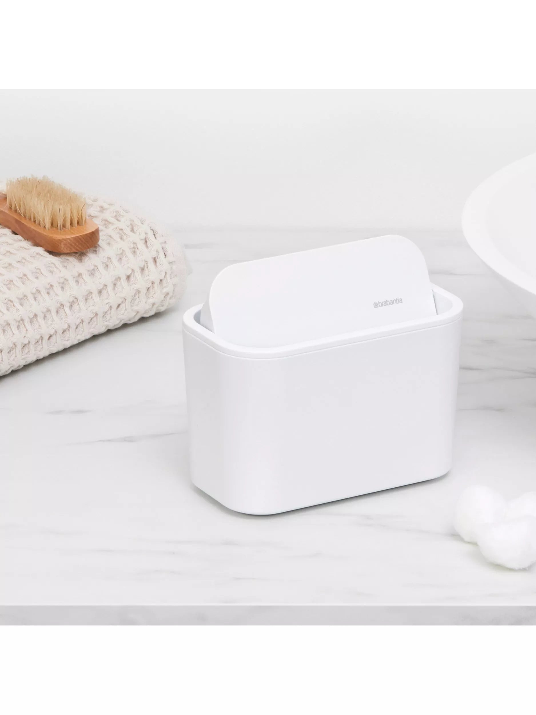 Brabantia MindSet compact bathroom waste caddy (British brand)