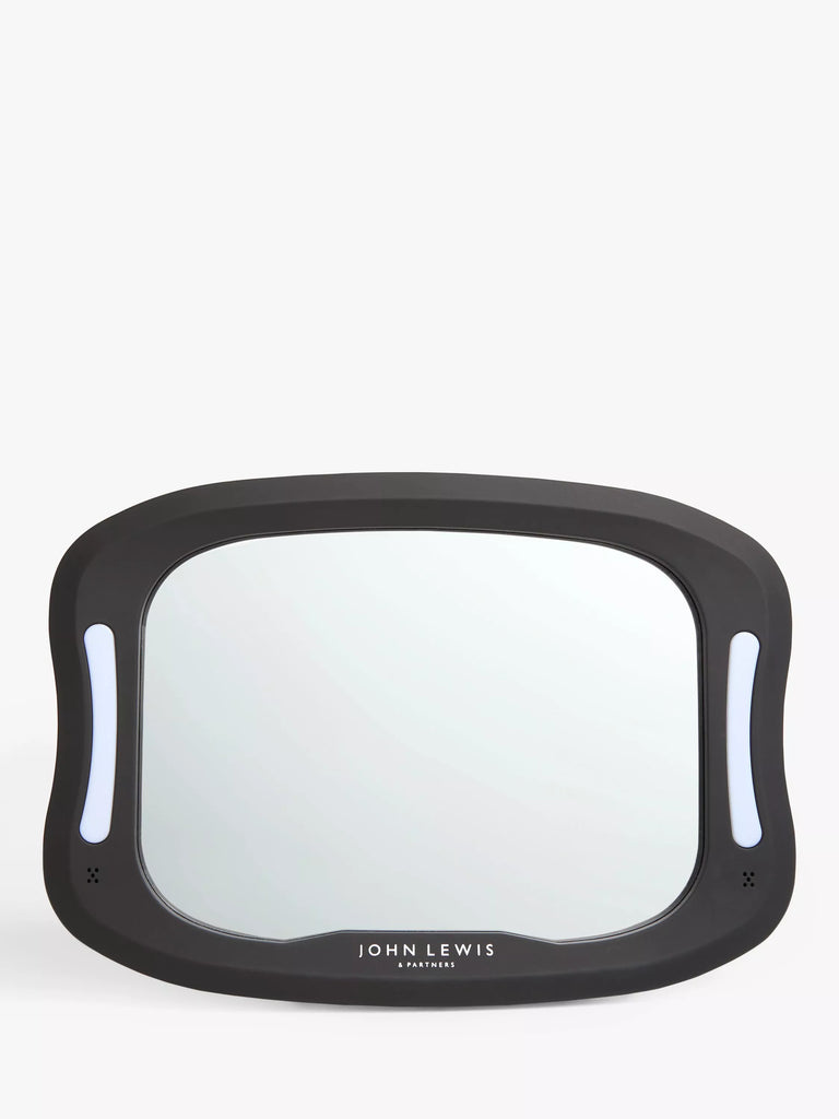 John Lewis Light Up Car Mirror, Black