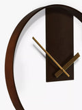 John Lewis mid century wall clock 60cm natural - British product
