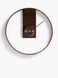John Lewis mid century wall clock 60cm natural - British product