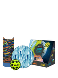Waboba air games set with Wingman, Airlyft, and Moon Ball toys (British brand)