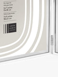 John Lewis silver-plated double photo frame for 5x7 inch photos, UK version