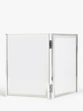 John Lewis silver-plated double photo frame for 5x7 inch photos, UK version