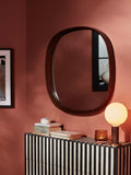 John Lewis square wall mirror walnut finish 65x65cm, UK version