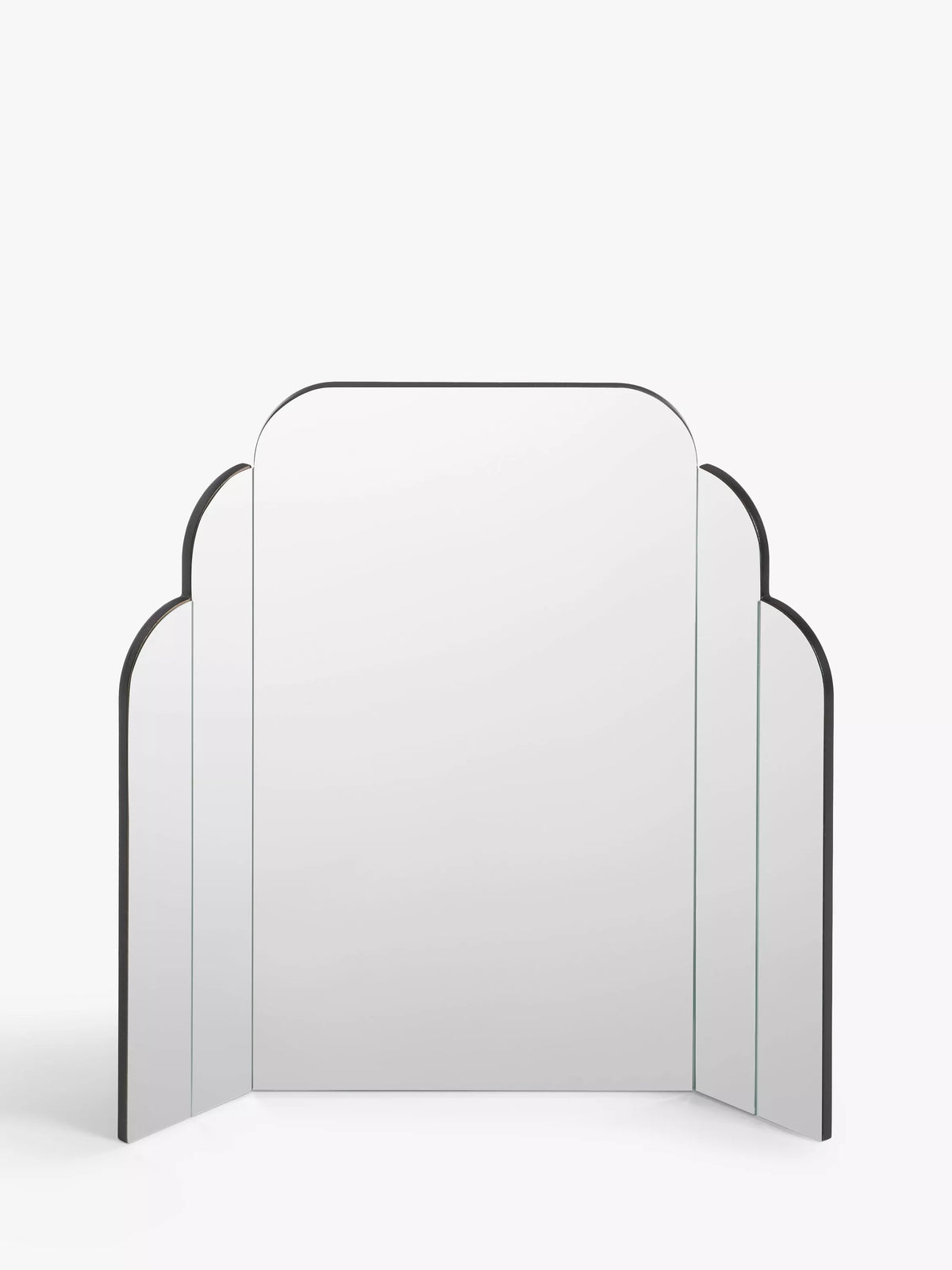 John Lewis Deco table mirror 50x55cm clear, imported from the UK