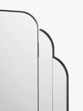 John Lewis Deco table mirror 50x55cm clear, imported from the UK