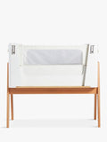 Gaia Baby Hera co-sleep crib in natural ash wood, UK version