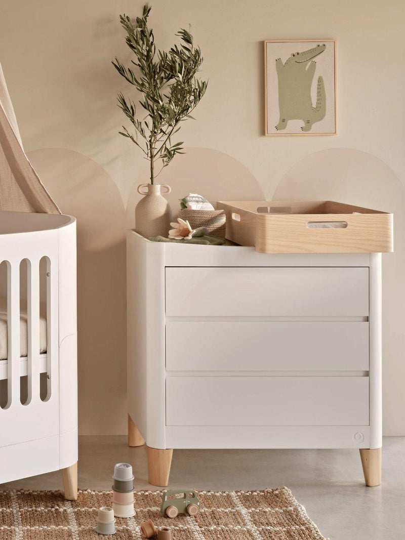 Gaia Baby Hera cot top changer with deep rim - British product