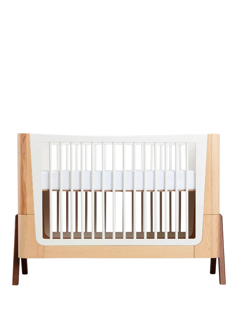 Gaia Baby Hera Cot, Natural/Walnut