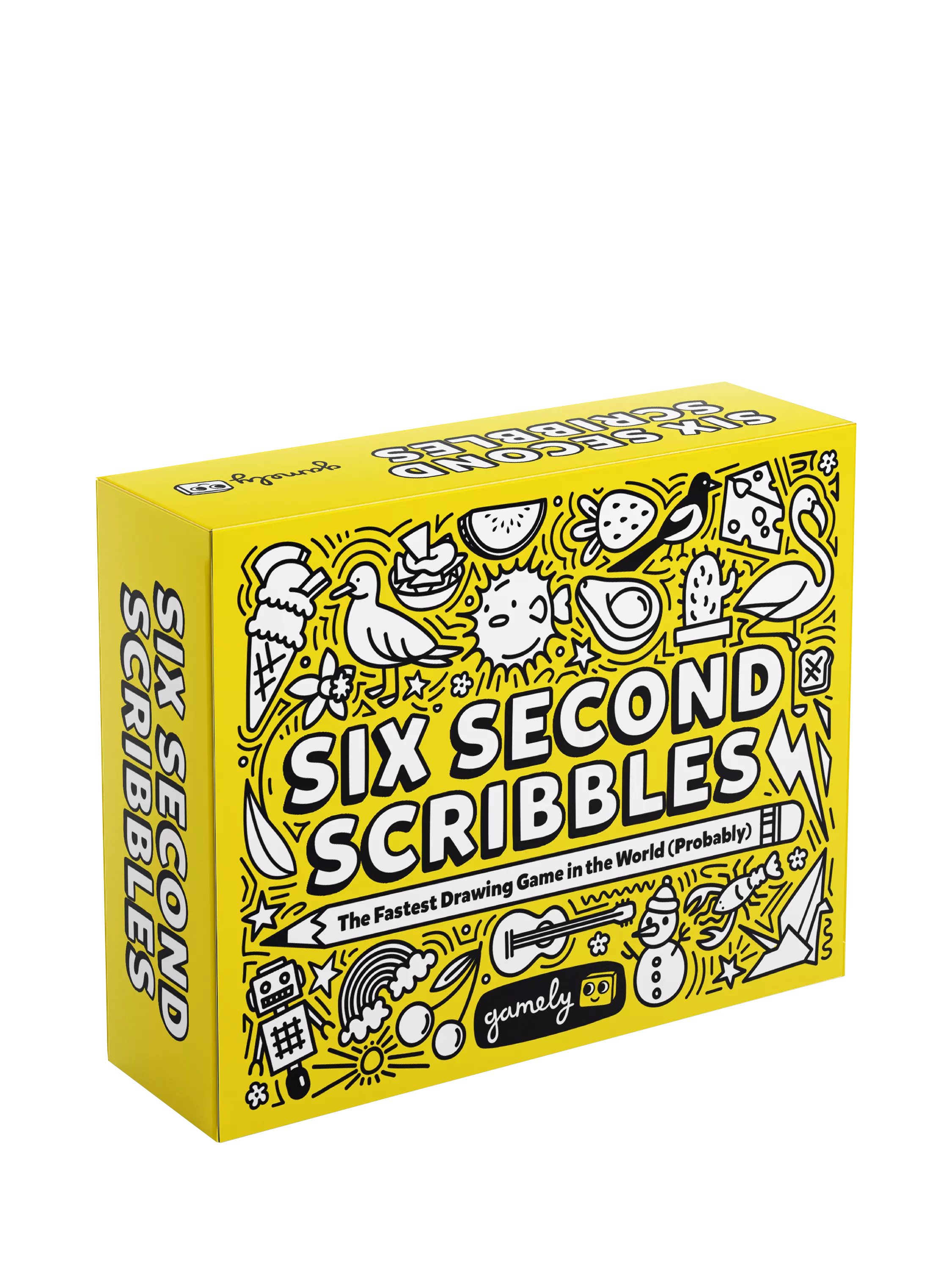 Gamely Six Second Scribbles drawing game, UK version