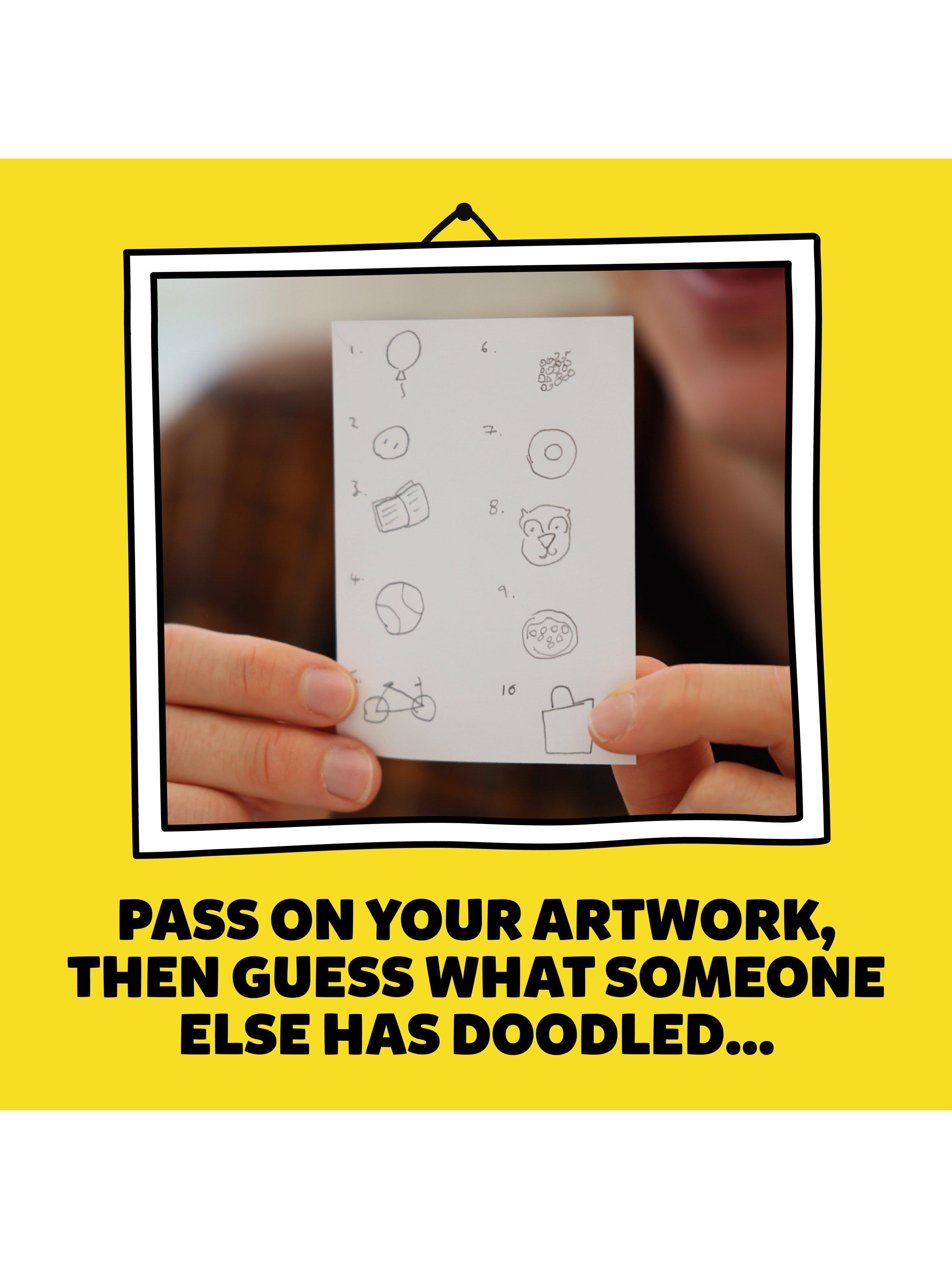 Gamely Six Second Scribbles drawing game, UK version