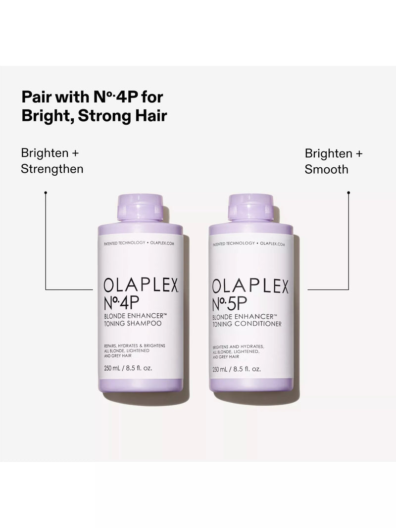 Olaplex No.4P Blonde Enhancer Toning Shampoo 250ml, imported from the UK