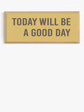 EAST END PRINTS Violet Studio 'Today Will Be A Good Day' Framed Print, 43.4 x 103.4cm