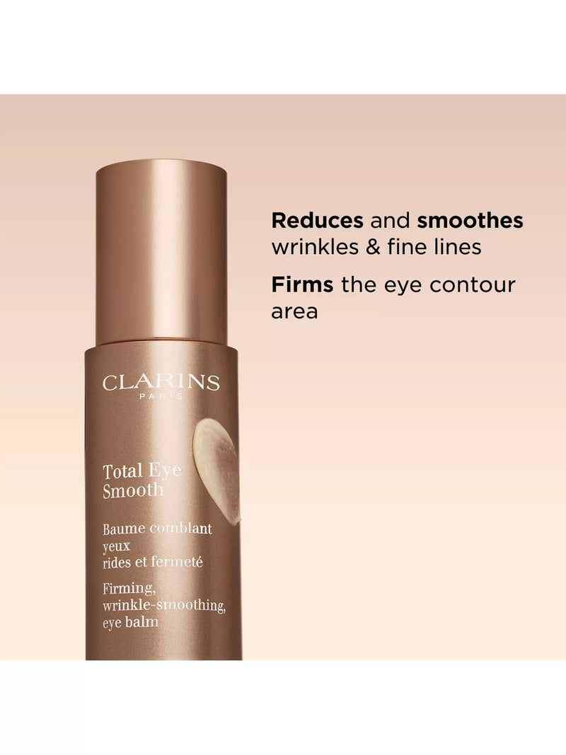 Clarins Total Eye Smooth 15ml eye balm (British brand)