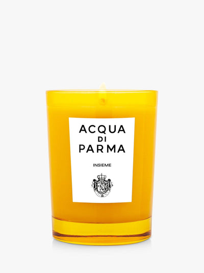 Bougie parfumée aux notes d'agrumes et d'ambre 200g en pot en verre