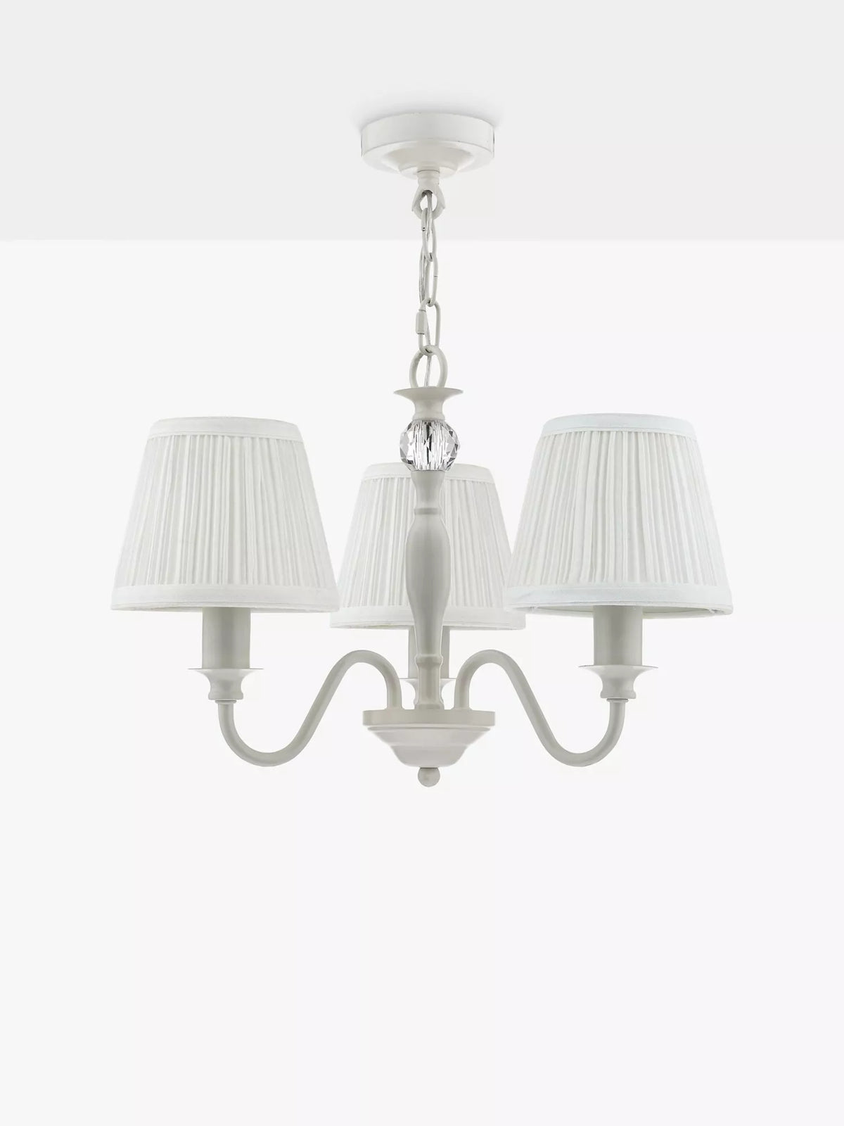 Laura Ashley Ellis 3 Arm ceiling light in painted finish - British product
