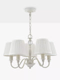 Laura Ashley Ellis 5 Arm Ceiling Light - Polished Metal