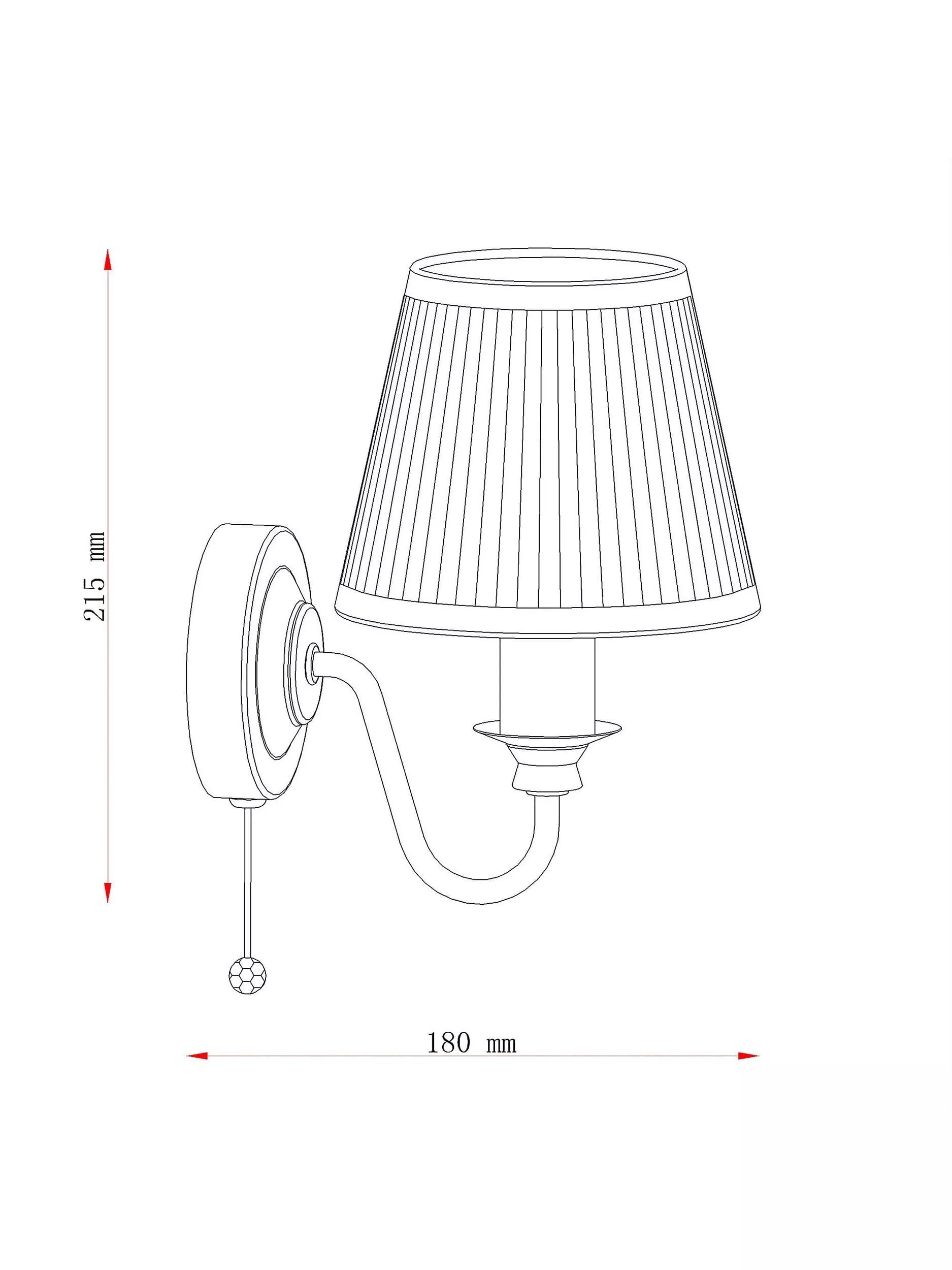 Laura Ashley Ellis wall light Satin Grey, imported from the UK