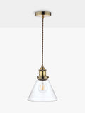Laura Ashley Isaac glass ceiling light antique finish (British brand)