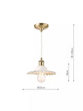 Laura Ashley Beca ceramic ceiling light small gloss white (British brand)