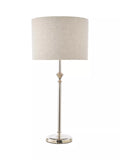 Laura Ashley Highgrove table lamp polished nickel - British product