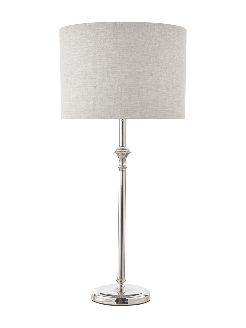 Laura Ashley Highgrove table lamp polished nickel - British product