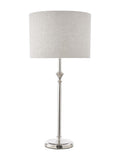 Laura Ashley Highgrove table lamp polished nickel - British product
