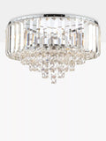 Laura Ashley Vienna crystal flush ceiling light (British brand)