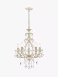 Laura Ashley Shamley chandelier matt white finish - British product