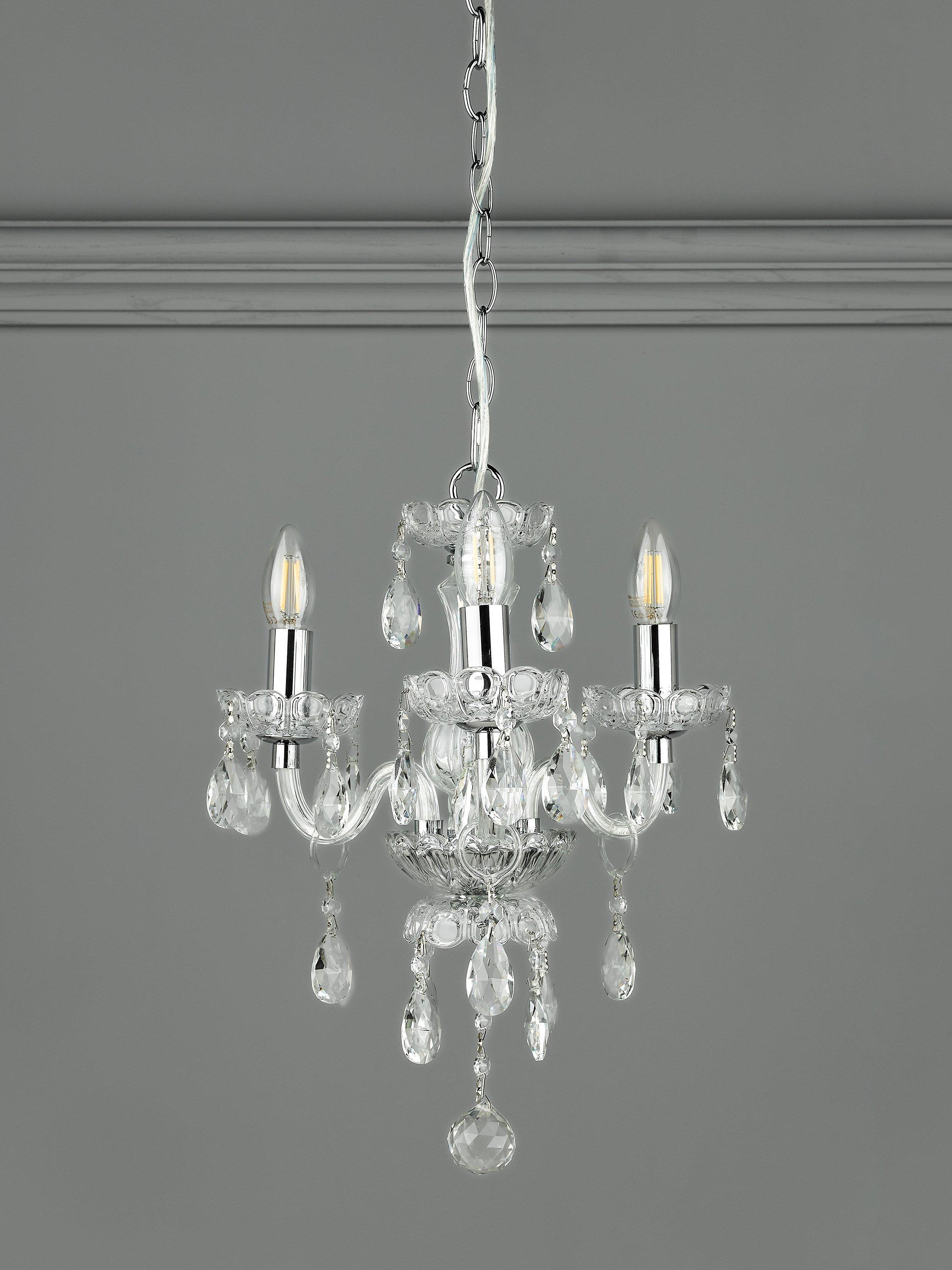 Laura Ashley Harriet crystal chandelier clear UK version