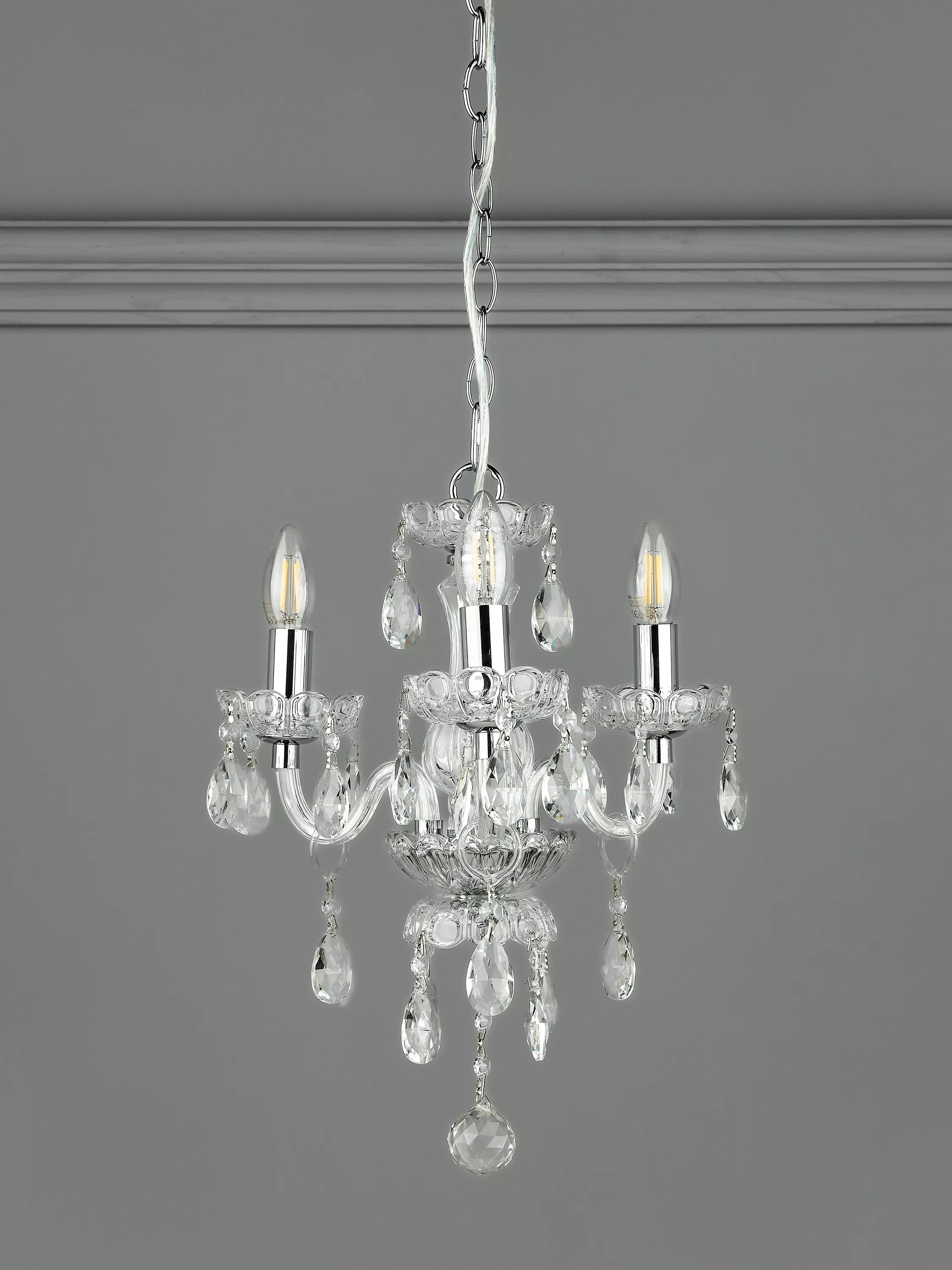 Laura Ashley Harriet crystal chandelier clear UK version