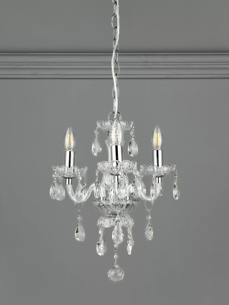 Laura Ashley Harriet crystal chandelier clear UK version