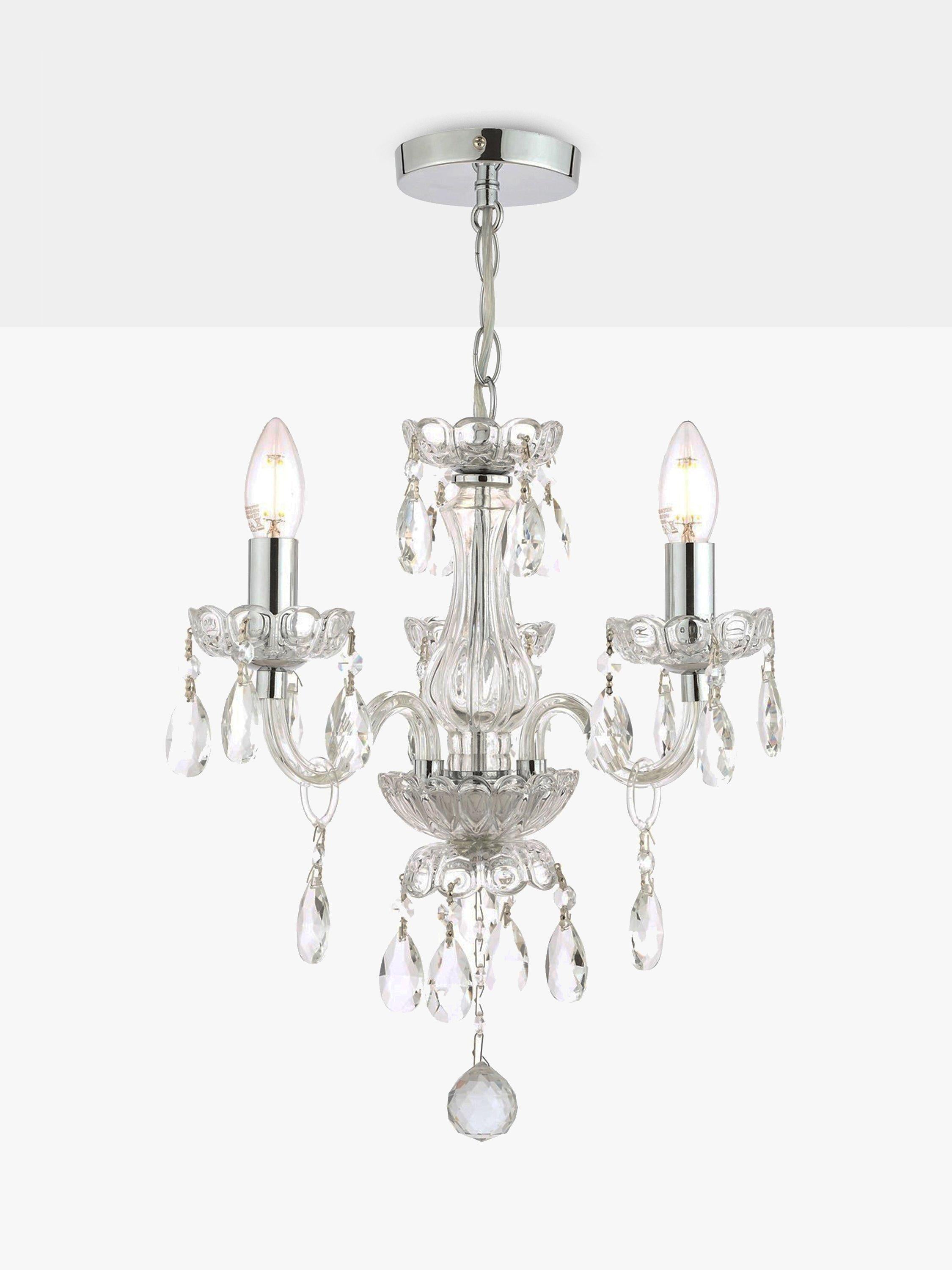 Laura Ashley Harriet crystal chandelier clear UK version