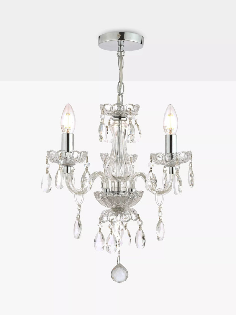 Laura Ashley Harriet crystal chandelier clear UK version