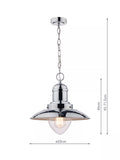 Laura Ashley Corbridge pendant light, adjustable height - British product